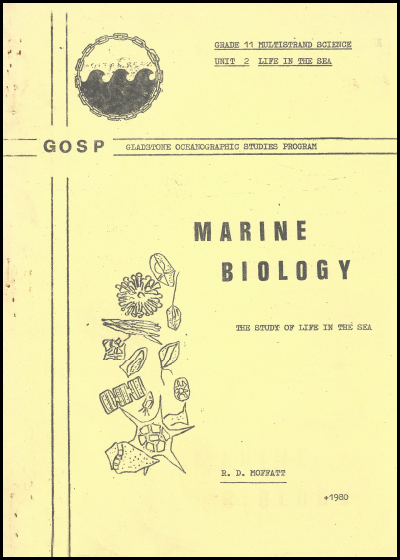 1980 Marine Biology classroom notes 