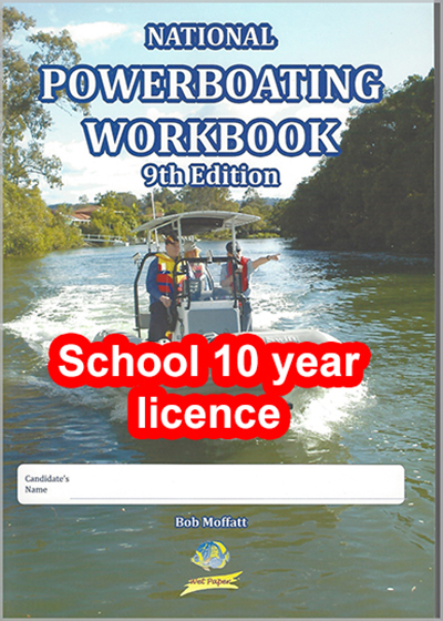 National powerboating workbook 10 yr licence